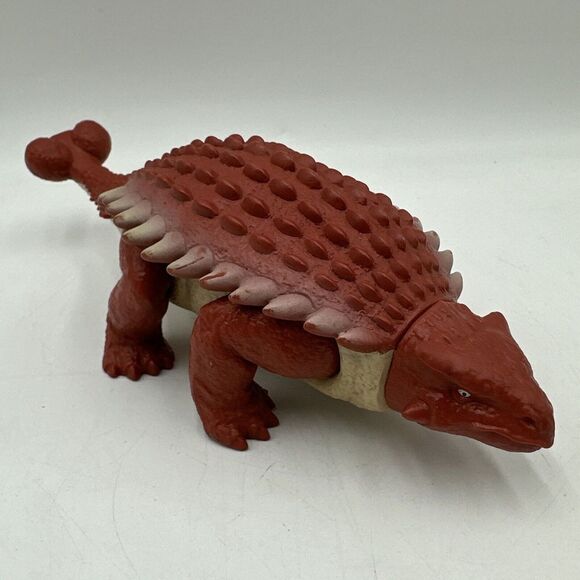 Vintage PLAYSKOOL Definitely‎ Dinosaurs ANKYLOSAURUS 8" Toy Action Figure 1987 - Picture 1 of 8